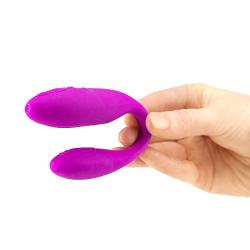 Eden Toys Unity g-spot and clitoral vibrator - Silicone Waterproof Vibrator for couples