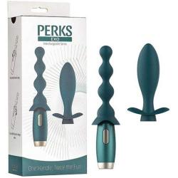 Le Stelle Perks Series Exo Anal Beads and Plug Teal