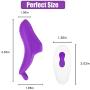 G Spot Finger Vibrator, PALOQUETH Personal Vibrator Clitoris Massager Sex Toy for Couples with 9 Powerful Vibration Textured Head for Intense Stimulation, Waterproof Wireless Remote Rechargeable