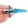 Silicone G Spot & Clitoris & Nipples Stimulator Vibrator & Dildo Waterproof Massager Masturbation Vibe Erotic Foreplay Sex Toys (Blue Tongue Shape)