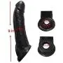 Extender Male Extension Girth Enhancer Lock Sleeve Ring for Men Reusable -Time Delay - Smooth - Masculine Charm BLACK9 INCH