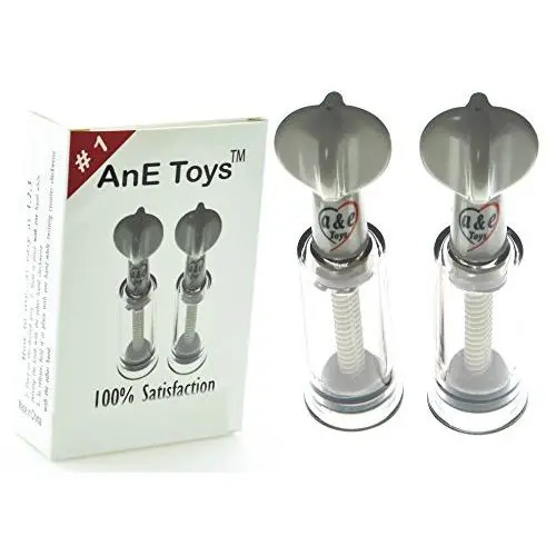 AnE Toys The Original (2) Pair Twist Up Suction Vacuum Cupping Cup Set for Natural Nipple Correction - for Flat and Inverted Nipples Pussy Vagina Clit Suckers nipplesucker Toys AnE Toys The Original (2) Pair Twist Up Suction Vacuum Cupping Cup Set for Natural Nipple Correction - for Flat and Inverted Nipples Pussy Vagina Clit Suckers nipplesucker Toys