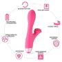 Rabbit Vibrator for Women,Rechargeable 10 Powerful Modes,Pink
