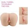 Y-NOT 3D Big Ass Masturbator Sex Toys Realistic Lifelike Sex Love Doll with Vagina and Anal Holes Pussy Anal Adult Toy for Male Flesh Color