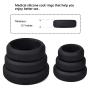 Cock Rings with 6 Different Size, Cob Soft Medical Silicone Penis Ring Cockring Set for Men or Couples