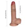 Lfcmf Soft Díllo Realistic -ĎîLdɔ Suction Cup Base for Hands Free Options (Color : Brown)
