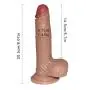 Lfcmf Soft Díllo Realistic -ĎîLdɔ Suction Cup Base for Hands Free Options (Color : Brown)
