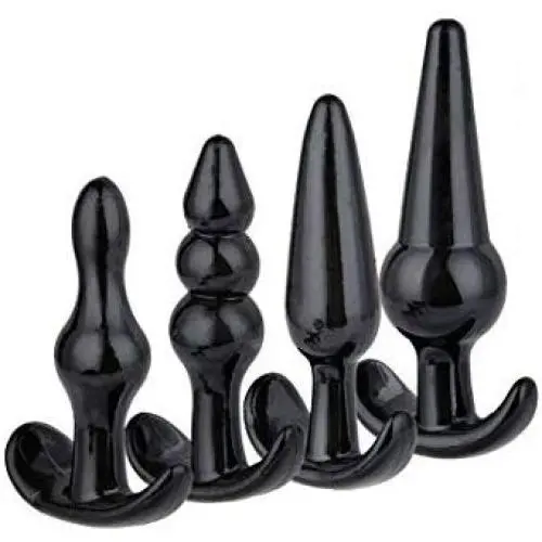 Silicone 4Pcs Anal Luxury Pl-ÜG Set Silicone Silicone 4Pcs Anal Luxury Pl-ÜG Set Silicone