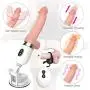 Hand Free Thrusting Machine Adult Pleasure Device with Heating & Suction Cup for Female Massaging Remote Control
