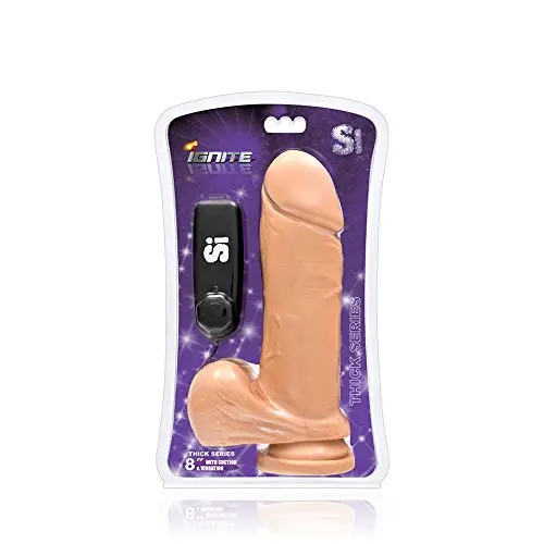 Si Novelties Thick Cock with Balls, Egg and Suction, Flesh, 8 Inch, 24.96 Ounce Si Novelties Thick Cock with Balls, Egg and Suction, Flesh, 8 Inch, 24.96 Ounce