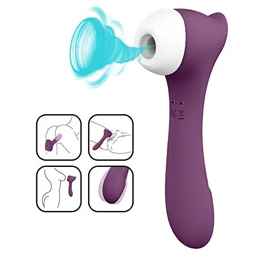 Clitoral Sucking Vibrator with 8 Vibration & 5 Suction-Clitoral Vibrators Nipples Suction Stimulator-Quiet Waterproof Rechargeable Sex Toys for Women Couples Clitoral Sucking Vibrator with 8 Vibration & 5 Suction-Clitoral Vibrators Nipples Suction Stimulator-Quiet Waterproof Rechargeable Sex Toys for Women Couples