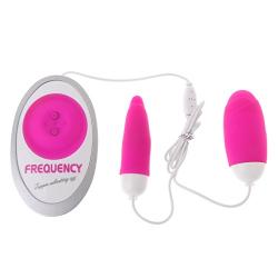 Cher9 UniSèxPortable Vîbàrting Jump ěggs s Dual Silicone Waterproof Multispeed Massager