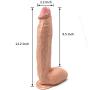 12 Inch Flesh Huge Size Lifelike Women Massage Toys for Female