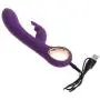 Moafh Personal Wand Massager: Rábbitt -Waterproof -Handheld -Rechargeable -Powerful Multi Speed -Whisper Quiet -Cordless -Large -Travel Friendly Purple