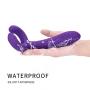 G-Spot Rabbit Silicone Dildo Vibrator Adult Toys for Women - Adorime Rechargeable Waterproof Clitoris Vagina Nipples Stimulator Massager Sex Things for Solo or Couples