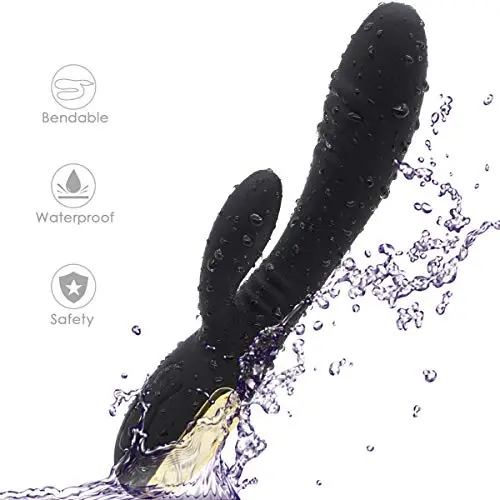 Handheld Silent Vibrator Portable G-Spot Wand Massager Travel Multi Speeds Wireless Waterproof Rabbit Soxy Toy for Women (Black) Handheld Silent Vibrator Portable G-Spot Wand Massager Travel Multi Speeds Wireless Waterproof Rabbit Soxy Toy for Women (Black)