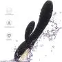 Handheld Silent Vibrator Portable G-Spot Wand Massager Travel Multi Speeds Wireless Waterproof Rabbit Soxy Toy for Women (Black) Handheld Silent Vibrator Portable G-Spot Wand Massager Travel Multi Speeds Wireless Waterproof Rabbit Soxy Toy for Women (Black)