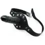 Smspade Single-Ended Dildo Gag, Leather Single Dong Hardness Mouth Plug Black Smspade Single-Ended Dildo Gag, Leather Single Dong Hardness Mouth Plug Black