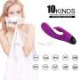 G Spot Rabbit Vibrator Anal Dildo Viberate Adult Toy for Clitoris Stimulation, OHYER Personal Massager Adult Sex Toys with 10 Vibration Modes Dual Motor Stimulator for Women or Couple (Purple) G Spot Rabbit Vibrator Anal Dildo Viberate Adult Toy for Clitoris Stimulation, OHYER Personal Massager Adult Sex Toys with 10 Vibration Modes Dual Motor Stimulator for Women or Couple (Purple)