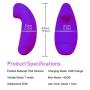 Wytinug Toy Women Wearable Remote USB Charged Wireless Control Portable Invisible Vibrant Toys