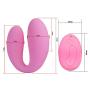 Cordless Waterproof Personal Magic Wand Wireless Remote Control Stimulating C-lítoris Massager, Handheld 10 Frequency Charging Silicone Vibration P-ānties Pink by Teanmy