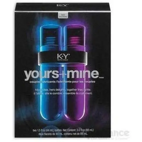 K-Y Yours+Mine Couples Lubricants 1.5 fl oz (1 Pack of 2 bottles) K-Y Yours+Mine Couples Lubricants 1.5 fl oz (1 Pack of 2 bottles)