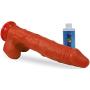 Lickerlish SPATTS 8.5" Premium Silicone Dildo Red with Suction Cup