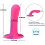 Lfcmf 6.69 Inch Realistic Silicone Toy with Strong Suction Cup Lfcmf