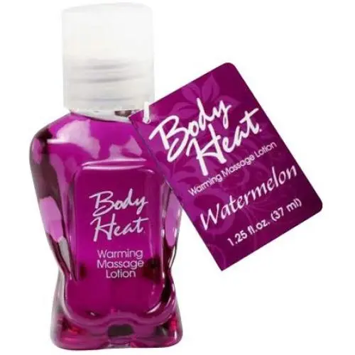 Body Heat Edible Warming Massage Lotion, Watermelon, 1.25 Ounce