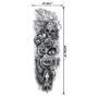 Full Arm Temporary Tattoo For Man Women L19“xW7”(12 Sheets)