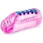 Pleasure Beads Male Masturbation - Ribbed Realistic Feel Vagina Stroker - Sex Toy for Men (Pink)