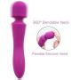 Electric Rechargeable Waterproof Family Health Handheld Sports Massage Equipment and Gifts… (Navy Purple)