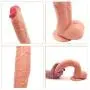 XL-Massagers 12 Inch Simulation Huge Long Lifelike Big Monster Massage Wand Handsfree Female Personal Massager (Color : Beige) XL-Massagers 12 Inch Simulation Huge Long Lifelike Big Monster Massage Wand Handsfree Female Personal Massager (Color : Beige)