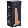 Veiny George 8 Inch Dildo with Stretchable Skin, Realistic Moving Skin Cock with Suction Cup By New York Exotic Novelties (8, Flesh)NYSE0017