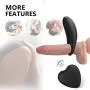 Vibrating Cock Ring, Penis Ring Vibrator with Wireless Remote Control, Full Flexible Silicone &10 Vibration Modes Clitoral Stimulator Adult Sex Toy for Men and Couple Vibrating Cock Ring, Penis Ring Vibrator with Wireless Remote Control, Full Flexible Silicone &10 Vibration Modes Clitoral Stimulator Adult Sex Toy for Men and Couple
