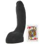 KINK By Doc Johnson The Perfect P-Spot Cock - Dual Density ULTRASKYN - Thick and Curved Realistic Cock - Removable Vac-U-Lock Suction Cup Base - F-Machine and Harness Compatible - Dildo - Black