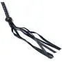 BARE SUTRA Premium Handmade : Genuine Real Leather : Long Bull Crop Spanking Whip Blue Braided Plait Handle Hand Wrist Strap 6 ft