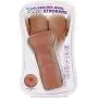 Cloud 9 Novelties Pocket Anal Stroker Masturbator with Bonus Drying Pouch, Tan Cloud 9 Novelties Pocket Anal Stroker Masturbator with Bonus Drying Pouch, Tan
