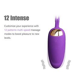 SOPHKO Wireless Remote Control Vibe Toys,Waterproof 12 -Frequency Silicone Remote Control Bullet Vibrator G-Spot Adult Sex Toys Love Egg for Women and Couple