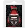 KINK By Doc Johnson Cock Jock Splitter Silicone C-Ring - Lifts and Separates Balls From Shaft - Black