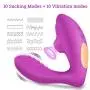 10 Frequency Silicone Wearable Sucking Vîbräting USB Rechargeable Chargeing Waterproof Wireless Clotoral Sucker Suction Vîbrätôrs for Women Female Couples RToj048