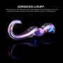 Utimi Butt Plug Glass Anal Plug Prostate Massager Adult Sex Toys for Men or Couples in Unique Curvy Shape