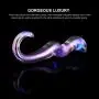 Utimi Butt Plug Glass Anal Plug Prostate Massager Adult Sex Toys for Men or Couples in Unique Curvy Shape