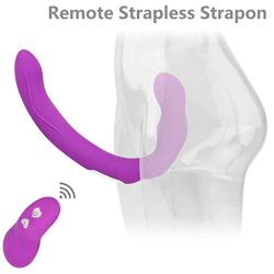 NVXYP Remote Double-Head Vìbrǎtòr,10 Frequency Waterproof Mute Stick Màssàgèr for Female Sǎme-Sex