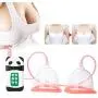 Breast Enlargement Enhancer, Strength Adjustable Powerful Female Vacuum Breast Machine Double Suction Cup Firmer Massager USB Charging(Medium Cup (AB Cup)) Breast Enlargement Enhancer, Strength Adjustable Powerful Female Vacuum Breast Machine Double Suction Cup Firmer Massager USB Charging(Medium Cup (AB Cup))