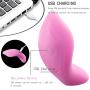 JDesto- Remote Control Toys Invisible Wearable Powerful Butterfly-Toy, 10 Modes DEPUR (Color : Pink)