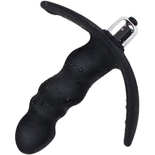 Vibrating Butt Plug, Anal Sex Toys with 16 Amazing Vibration Patterns for Beginners, Black