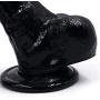 HYLHYL5-F Waterproof Handheld Lifelike Huge Women Personal Relax Material Flexible Travel Gift Stick (Black, L:23cm/7.48 in, W:4.5cm/1.57 in)