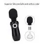 KONERLE Wand Massager for Back and Shoulder,Mini Cordless Massager,USB Recharge, Waterproof,Travel Massage Black KONERLE Wand Massager for Back and Shoulder,Mini Cordless Massager,USB Recharge, Waterproof,Travel Massage Black
