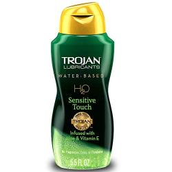 Trojan Lubricants H2O, Sensitive Touch, 5.5 Oz